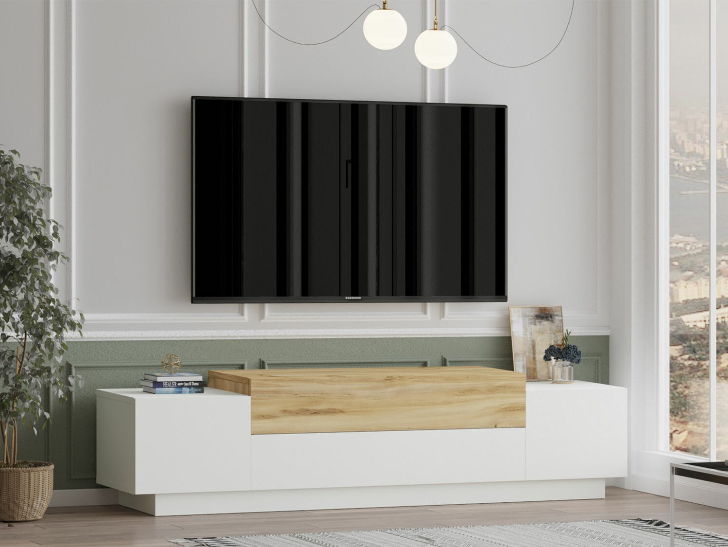 Mueble TV Kailua 1282 (Blanco)