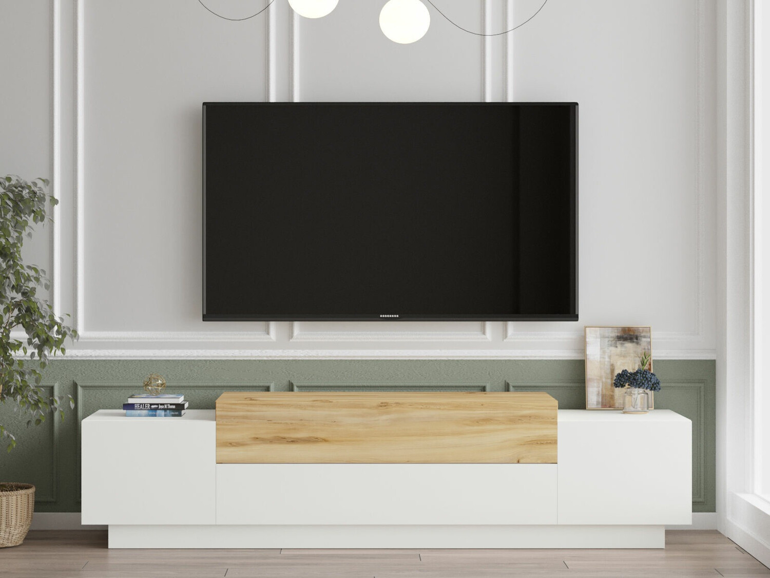 Mueble TV Kailua 1282 (Blanco)
