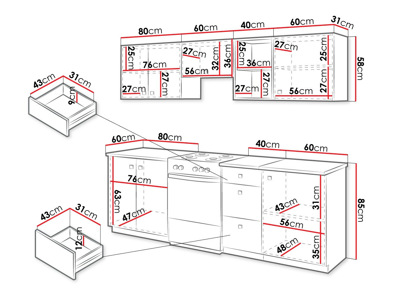 Conjunto de cocina Comfivo 117