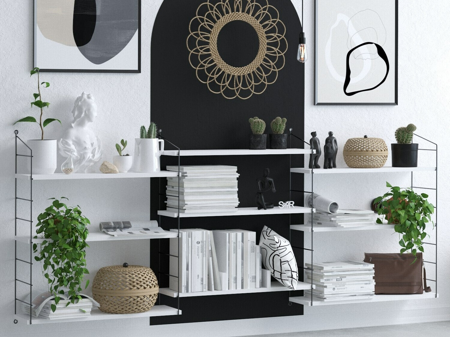 Estantería de pared Kailua 1317