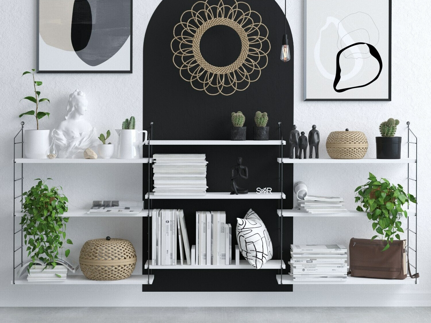 Estantería de pared Kailua 1317