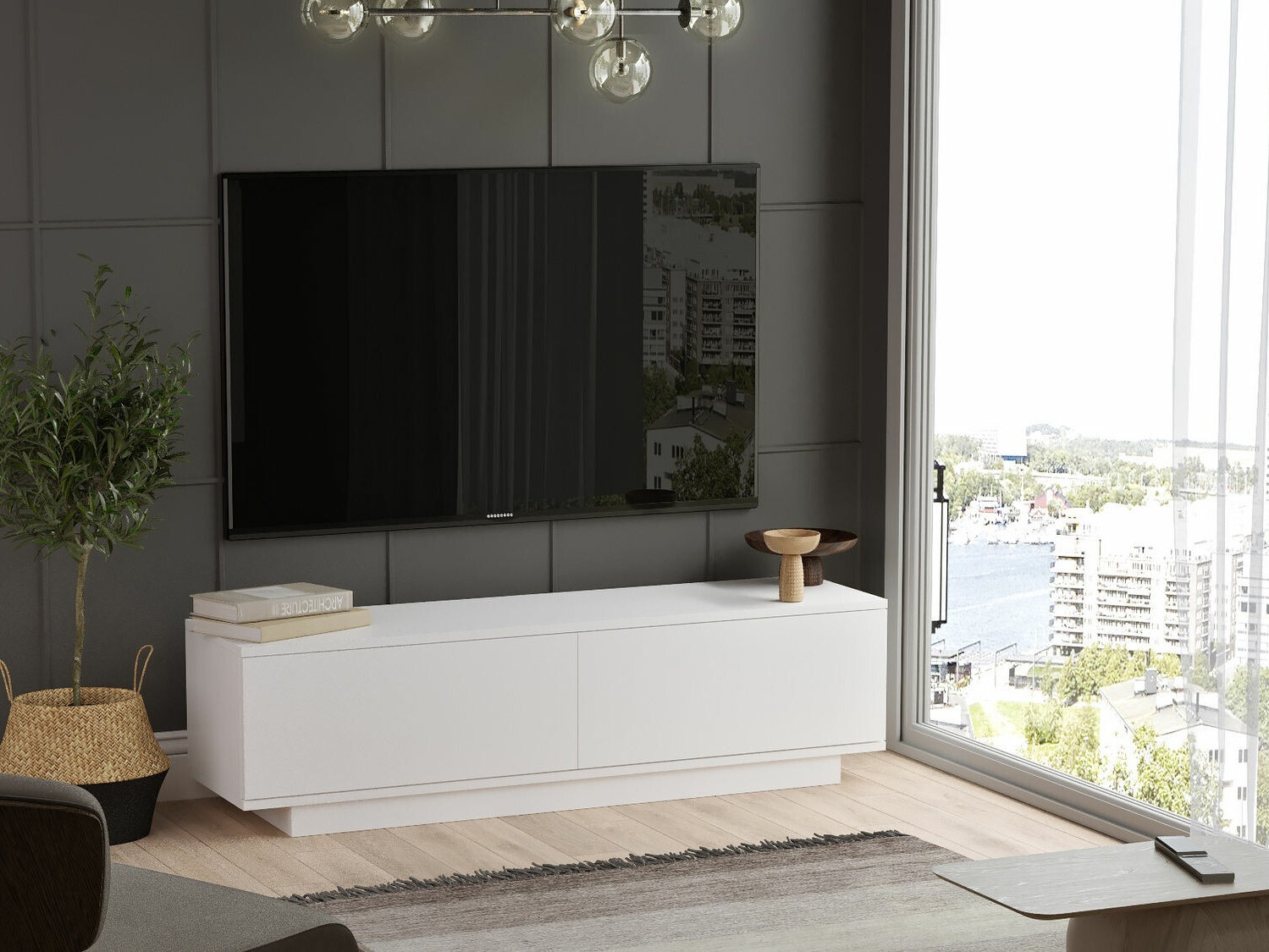 Mueble TV Kailua 1321 (Blanco)