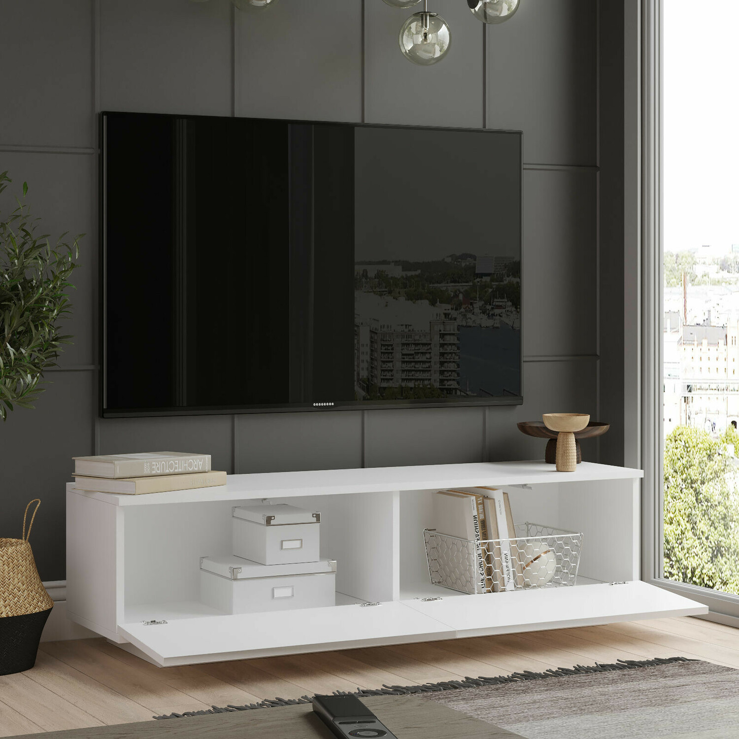 Mueble TV Kailua 1321 (Blanco)