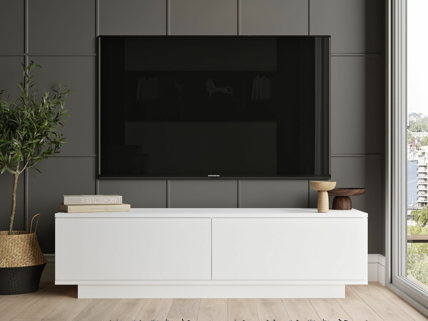Mueble TV Kailua 1321 (Blanco)