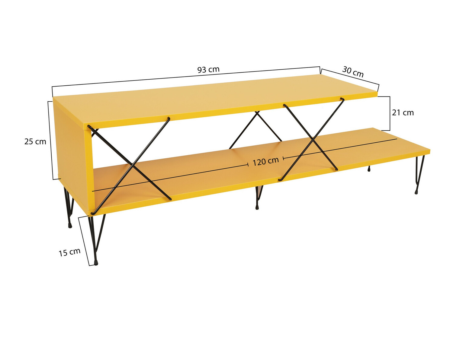 Mueble TV Kailua 1322 (Amarillo)
