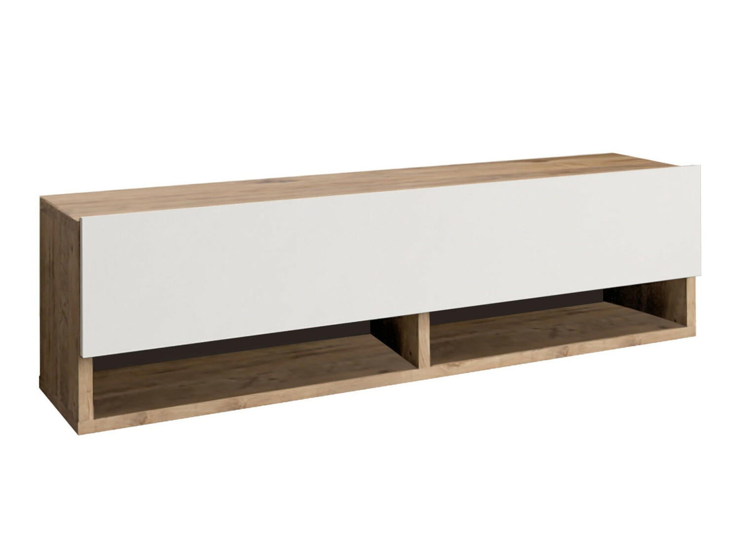 Mueble TV Kailua 1325 (Blanco + Pino)