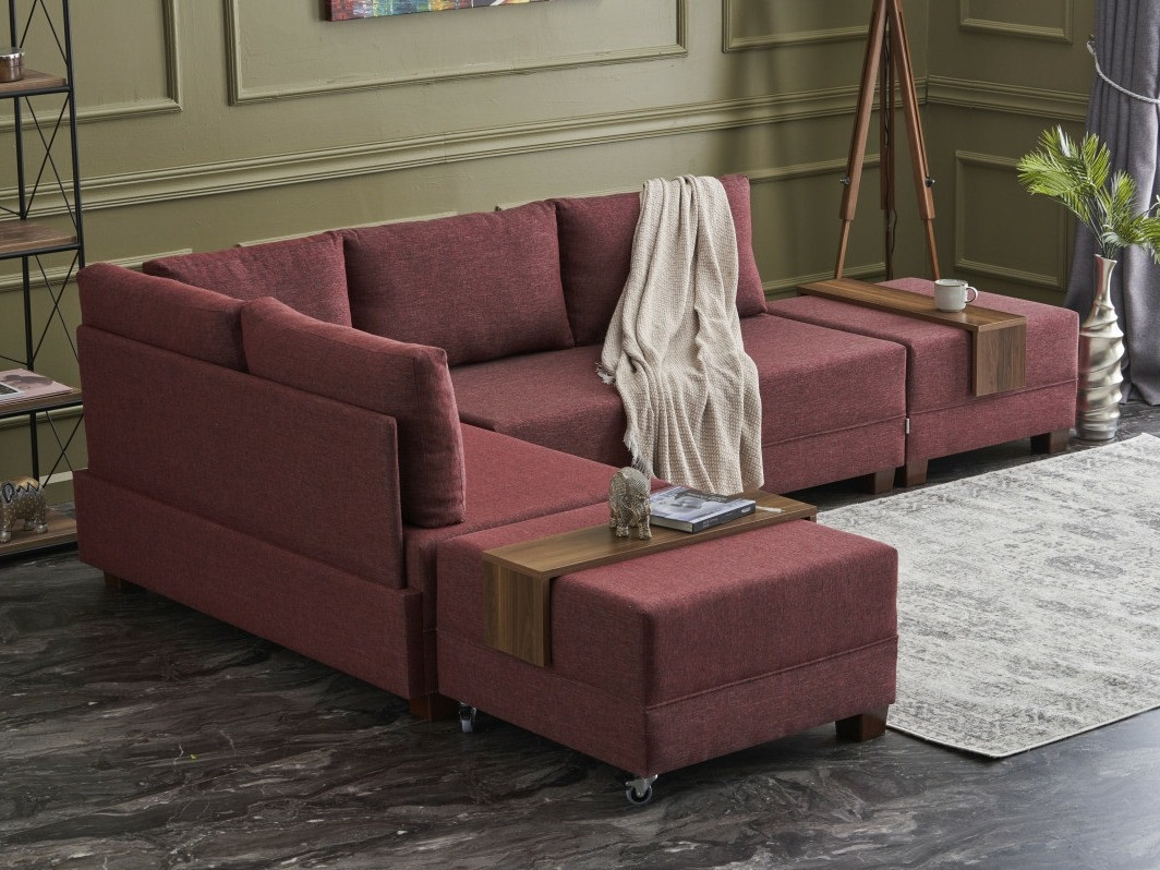 Sofá rinconero Altadena 294 (Burdeos)