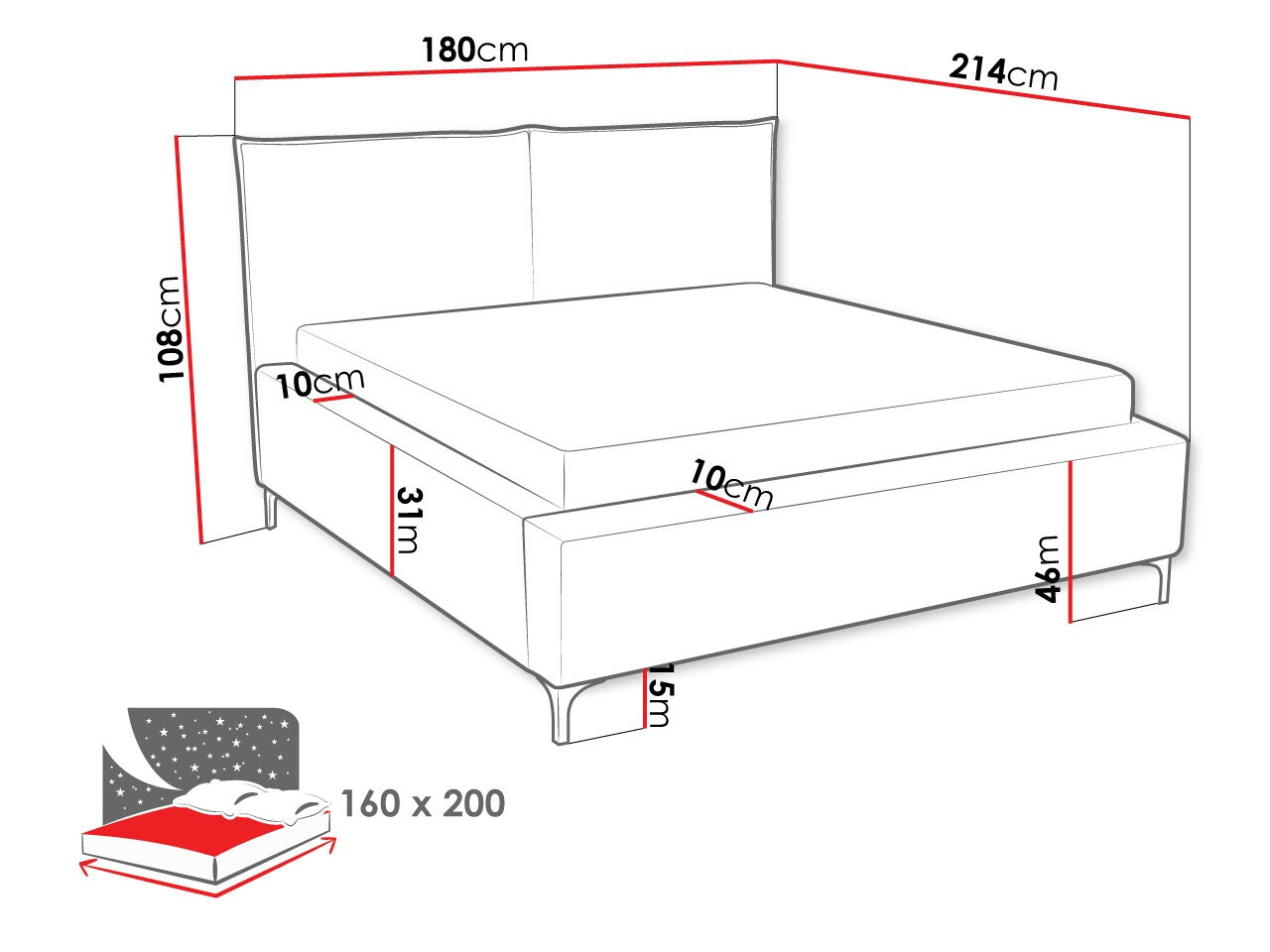 Cama Clovis 113 (Poso 14)