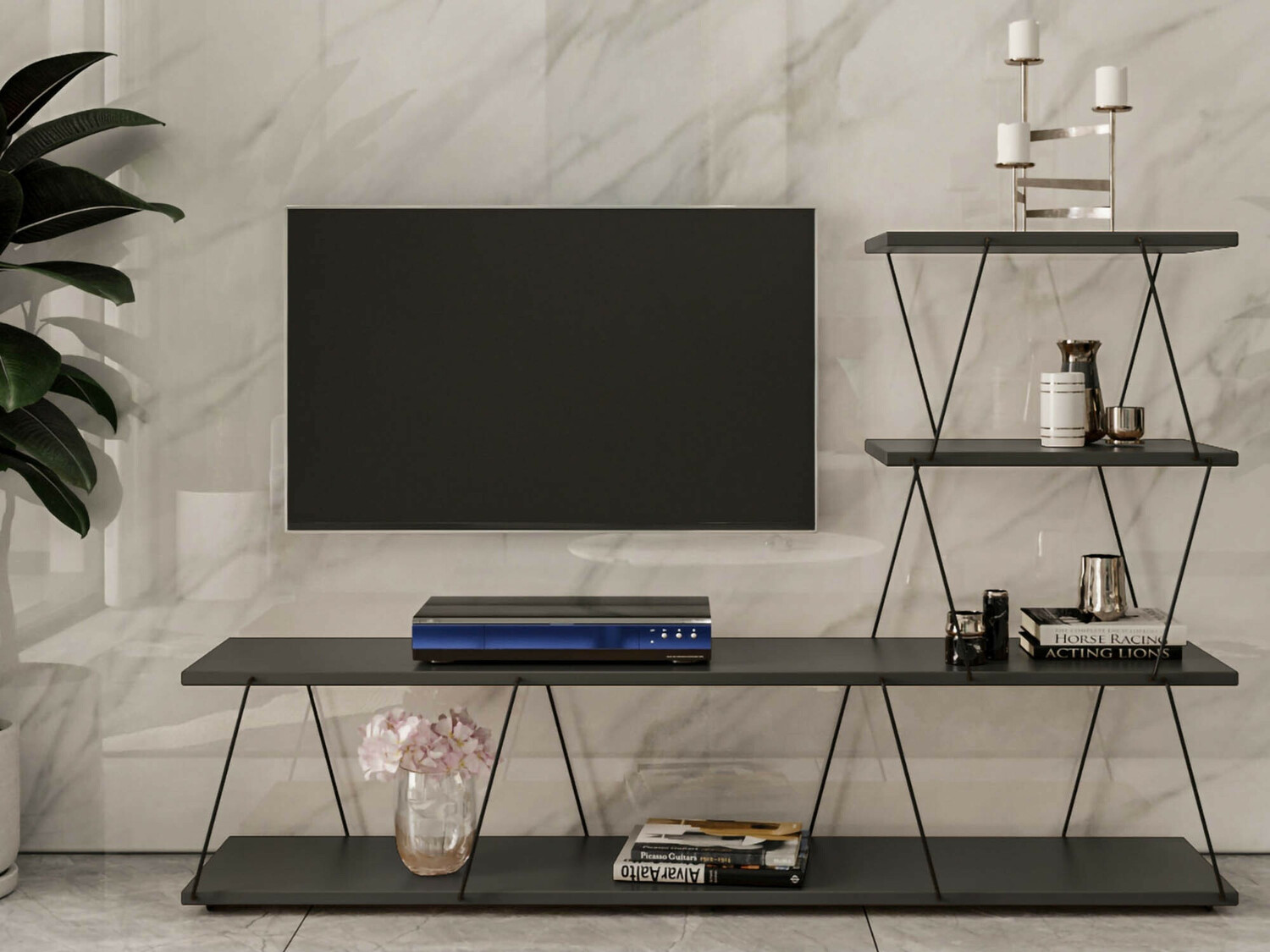 Mueble TV Kailua 1335 (Antracita)