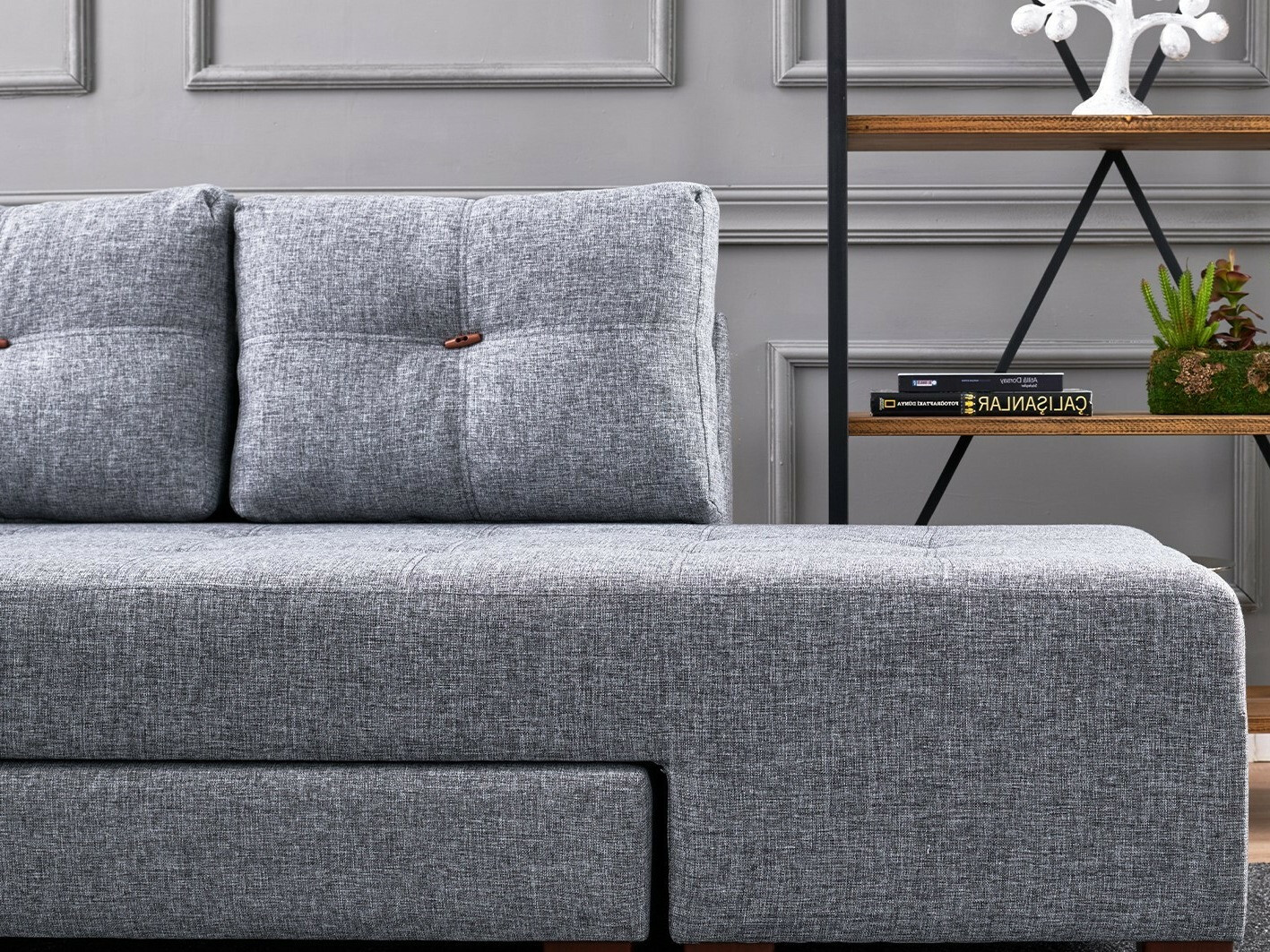 Sofá rinconero Altadena 296 (Gris)