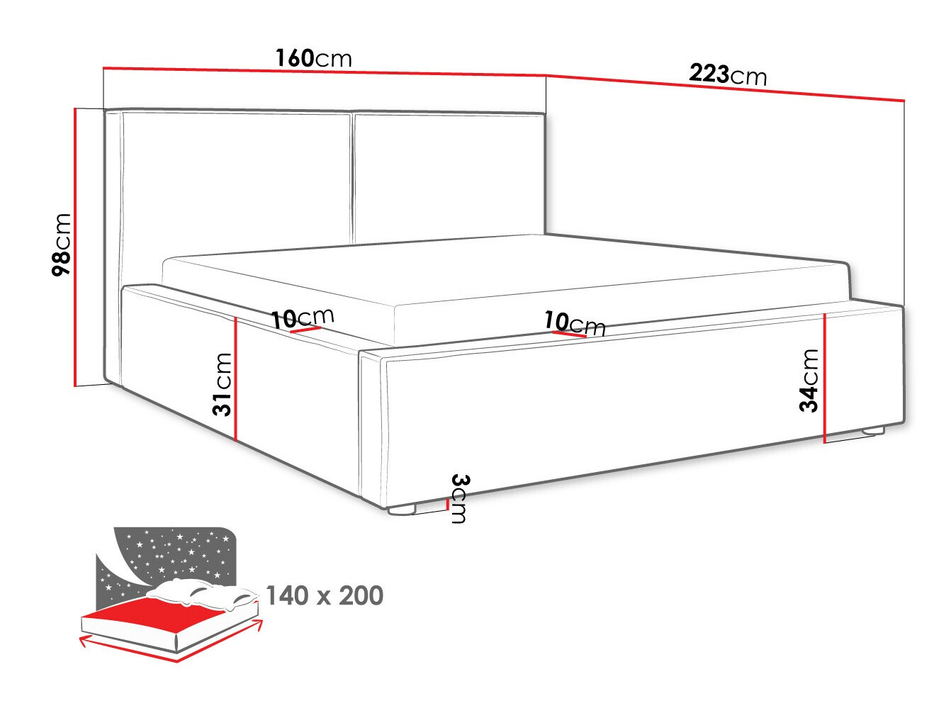 Cama TrendyNest 117 (Manila 16)