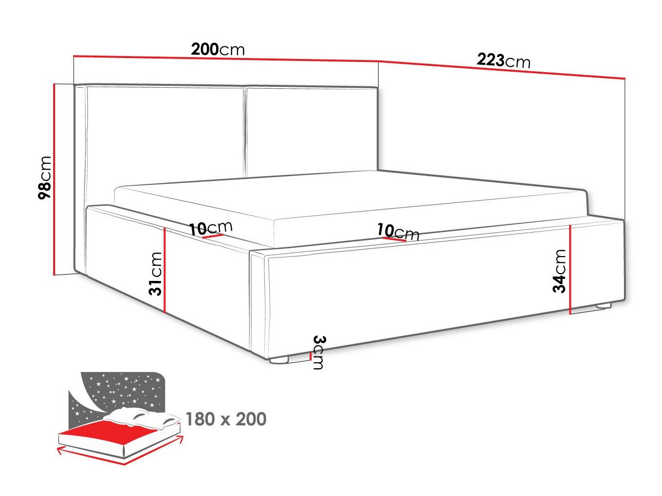 Cama TrendyNest 117 (Manila 37)
