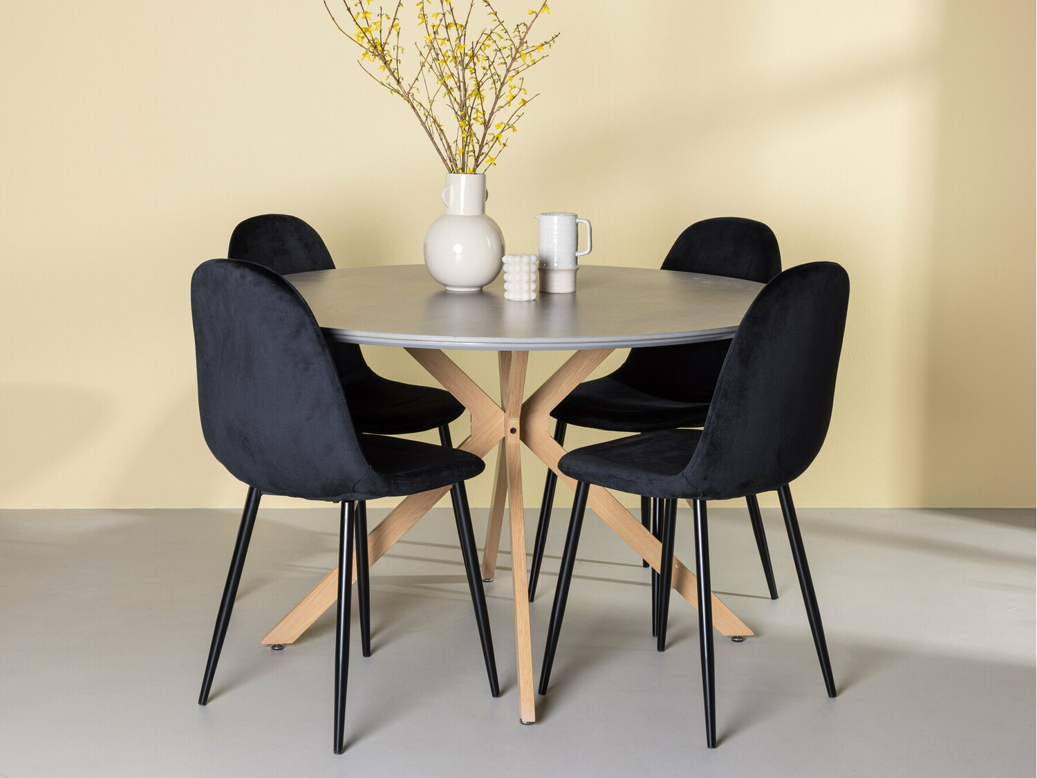 Conjunto de mesas y sillas para comedor Dallas 4241