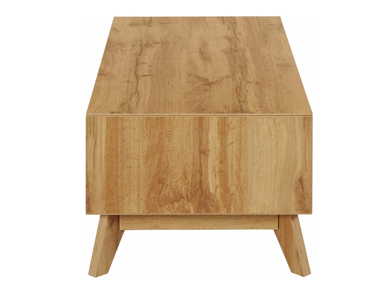 Mesa de centro Dorvou 103 (Blanco + Roble)