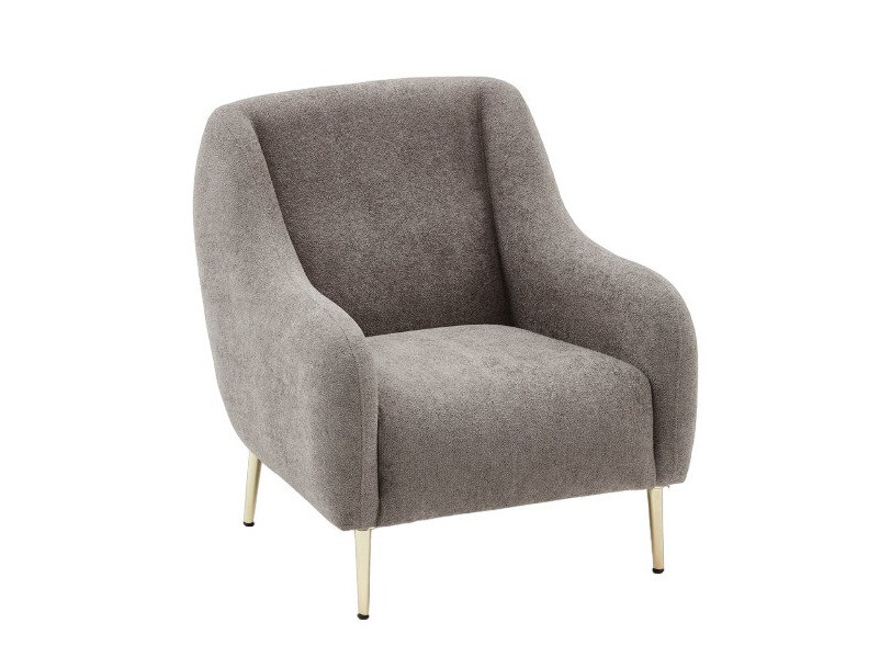 Sillón Altadena 308 (Gris + Dorado)