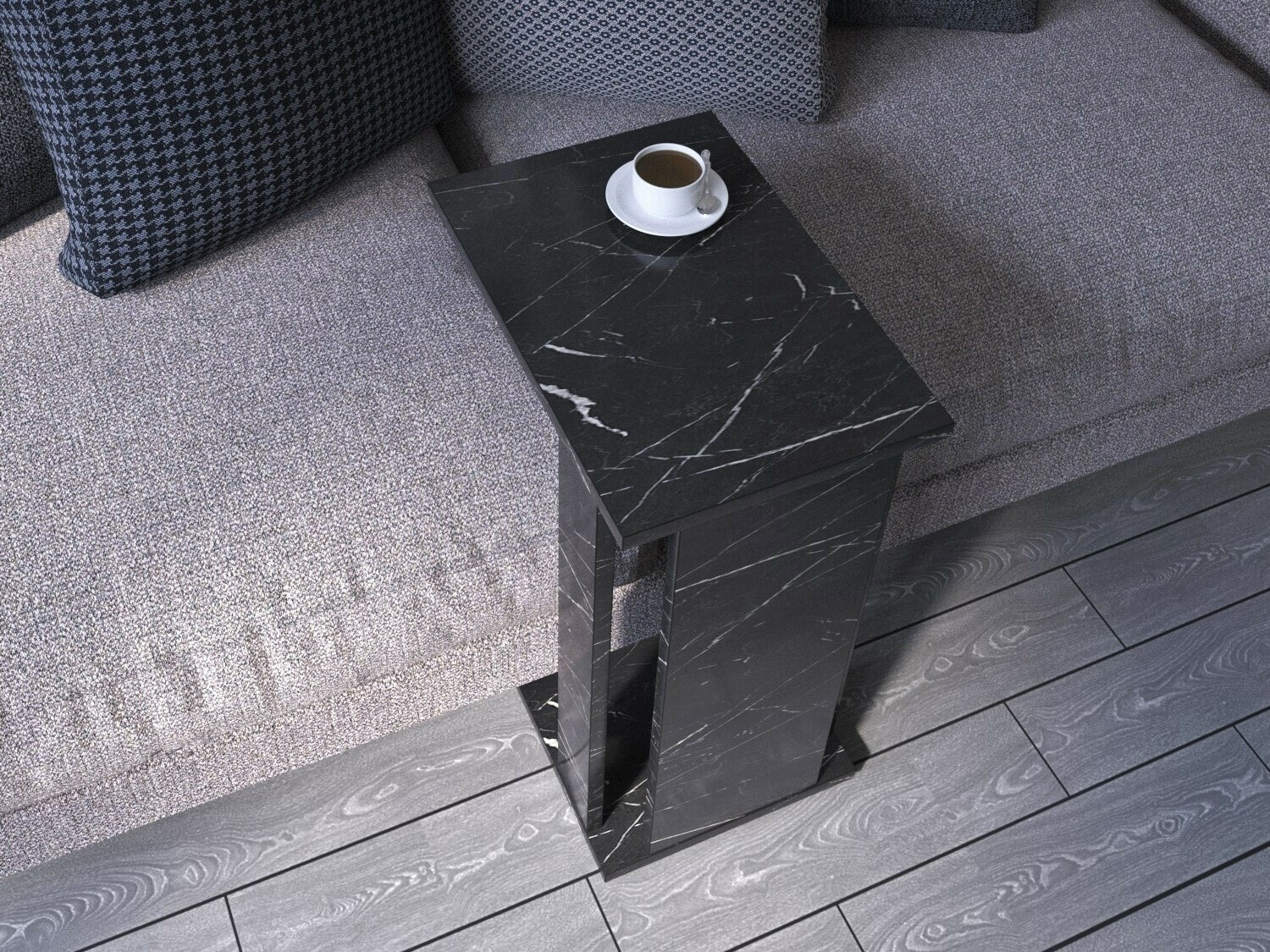 Mesa auxiliar Kailua 1356 (Mármol negro)