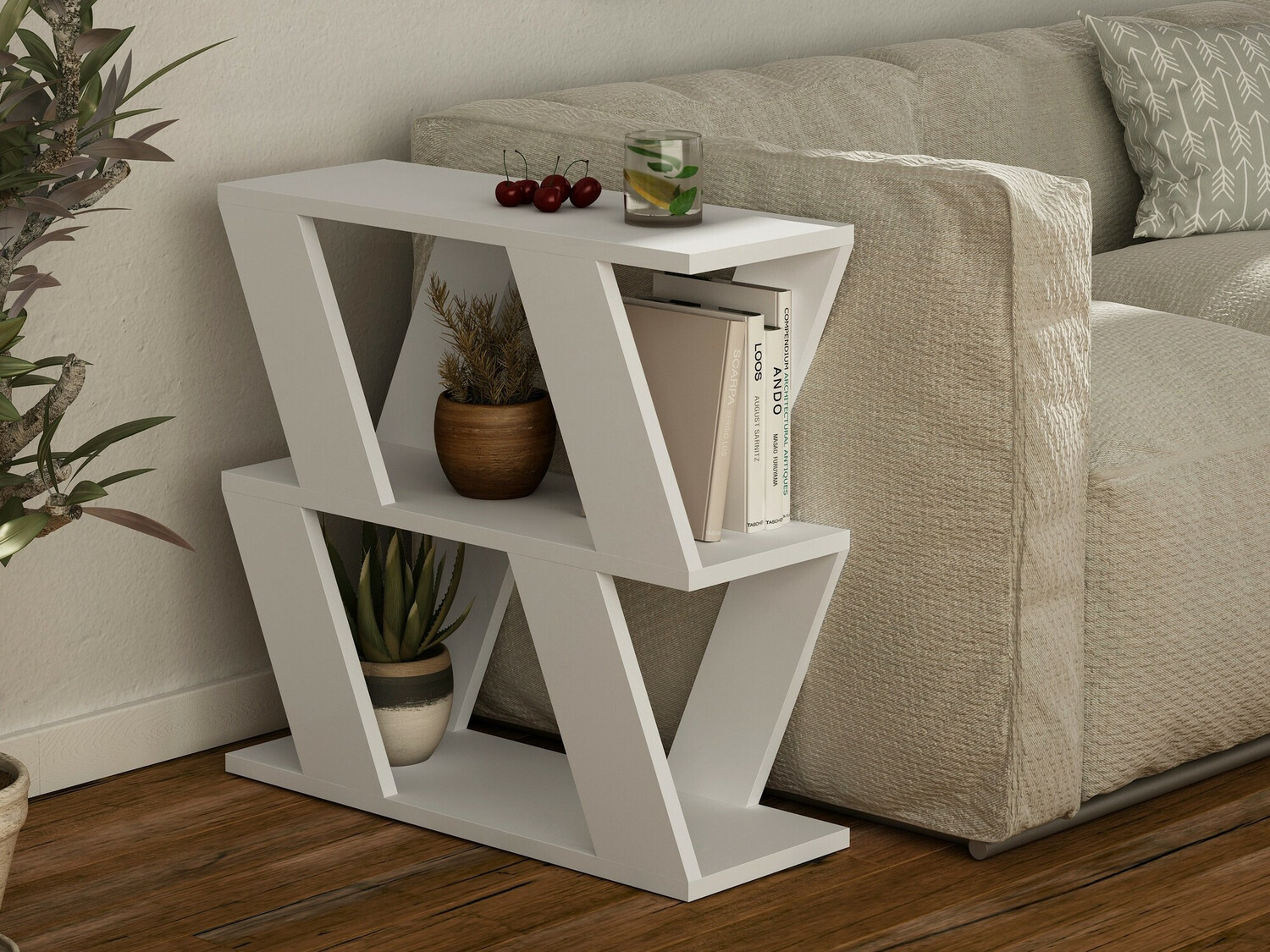 Mesa auxiliar Kailua 1377 (Blanco)