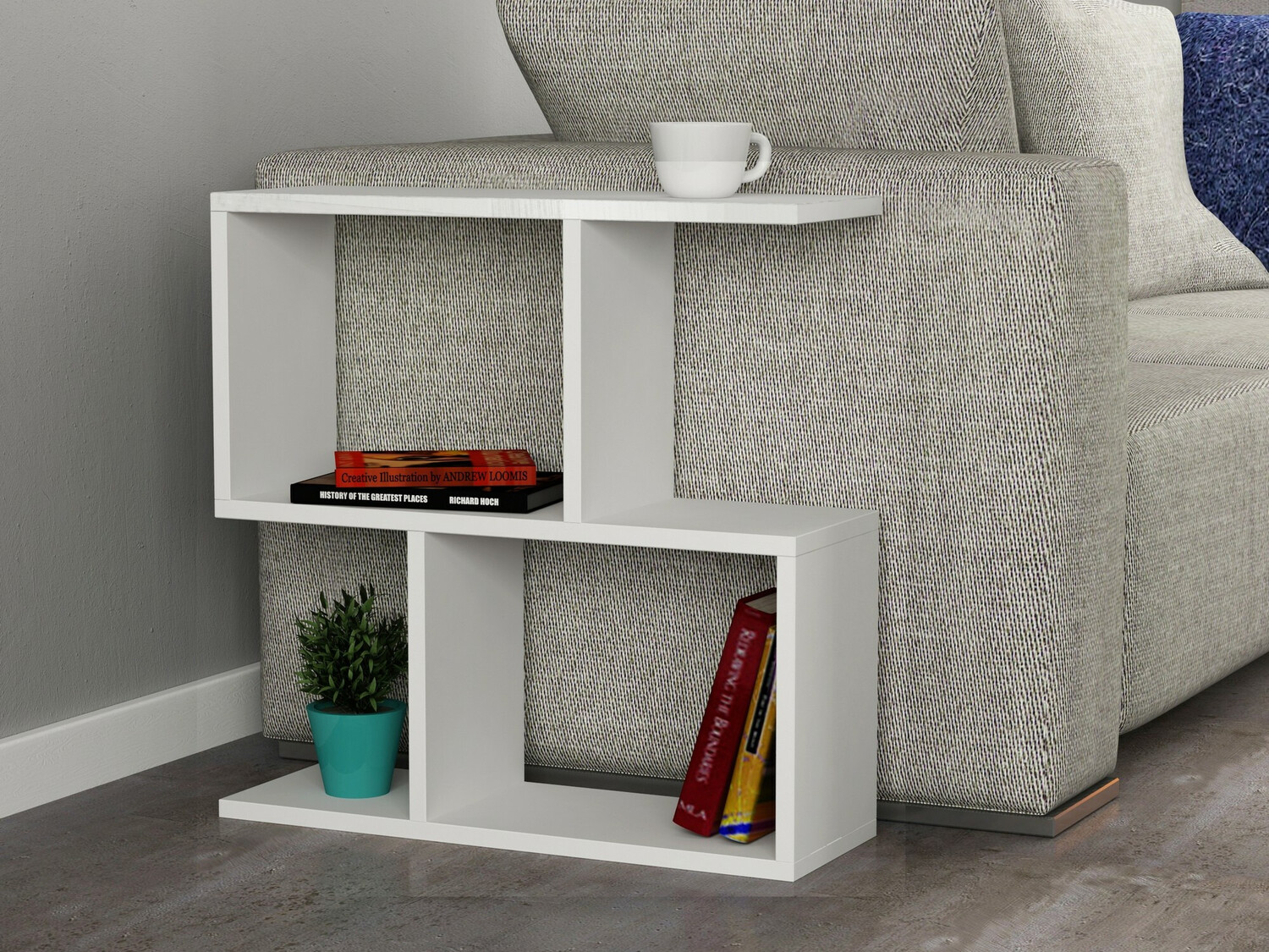 Mesa auxiliar Kailua 1378 (Blanco)