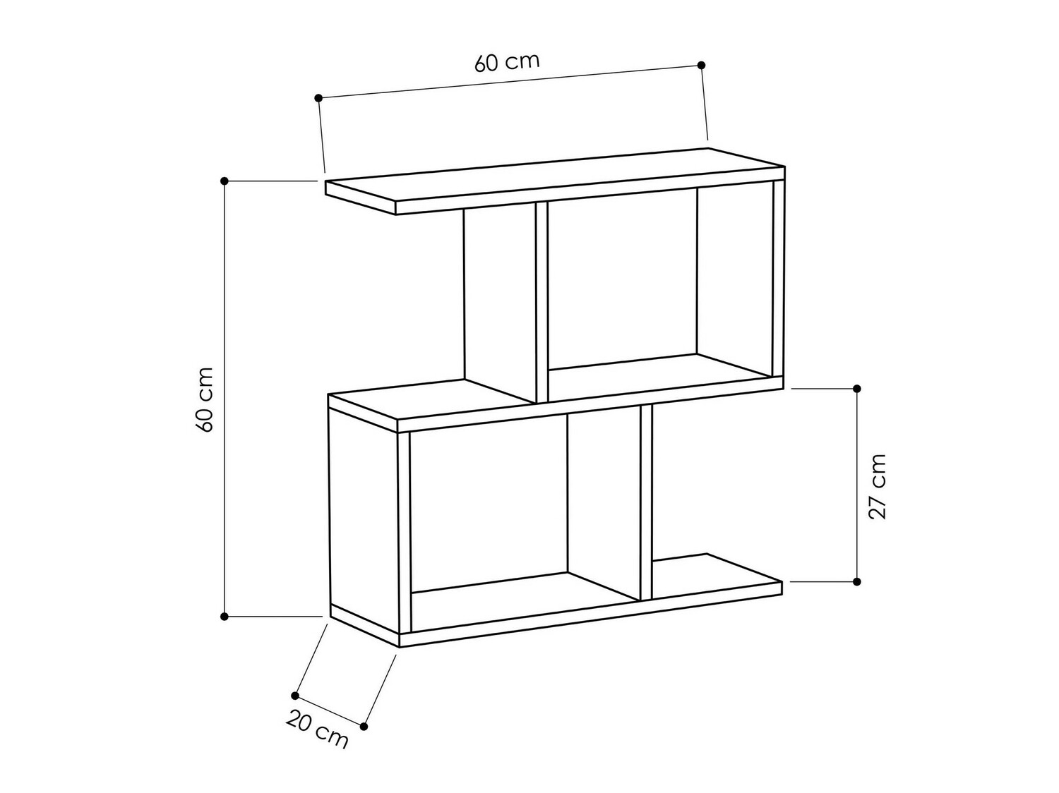 Mesa auxiliar Kailua 1378 (Blanco)