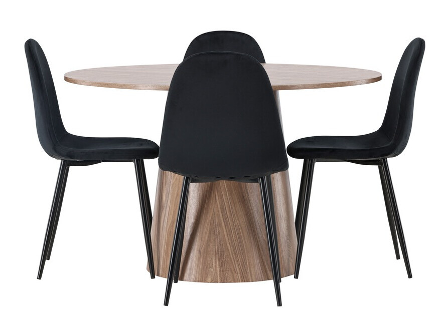 Conjunto de mesas y sillas para comedor Dallas 4246 (Marrón)