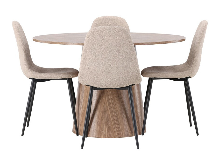 Conjunto de mesas y sillas para comedor Dallas 4247 (Marrón)