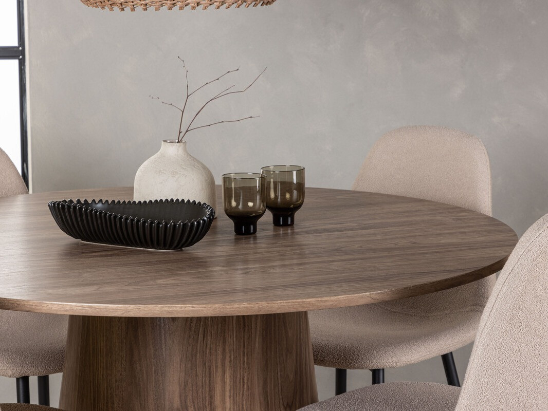 Conjunto de mesas y sillas para comedor Dallas 4247 (Marrón)