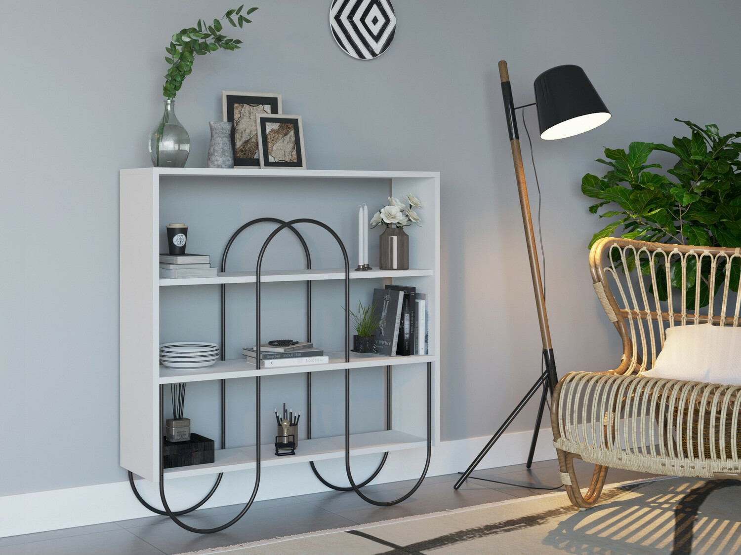 Estantería Kailua 1387 (Blanco)