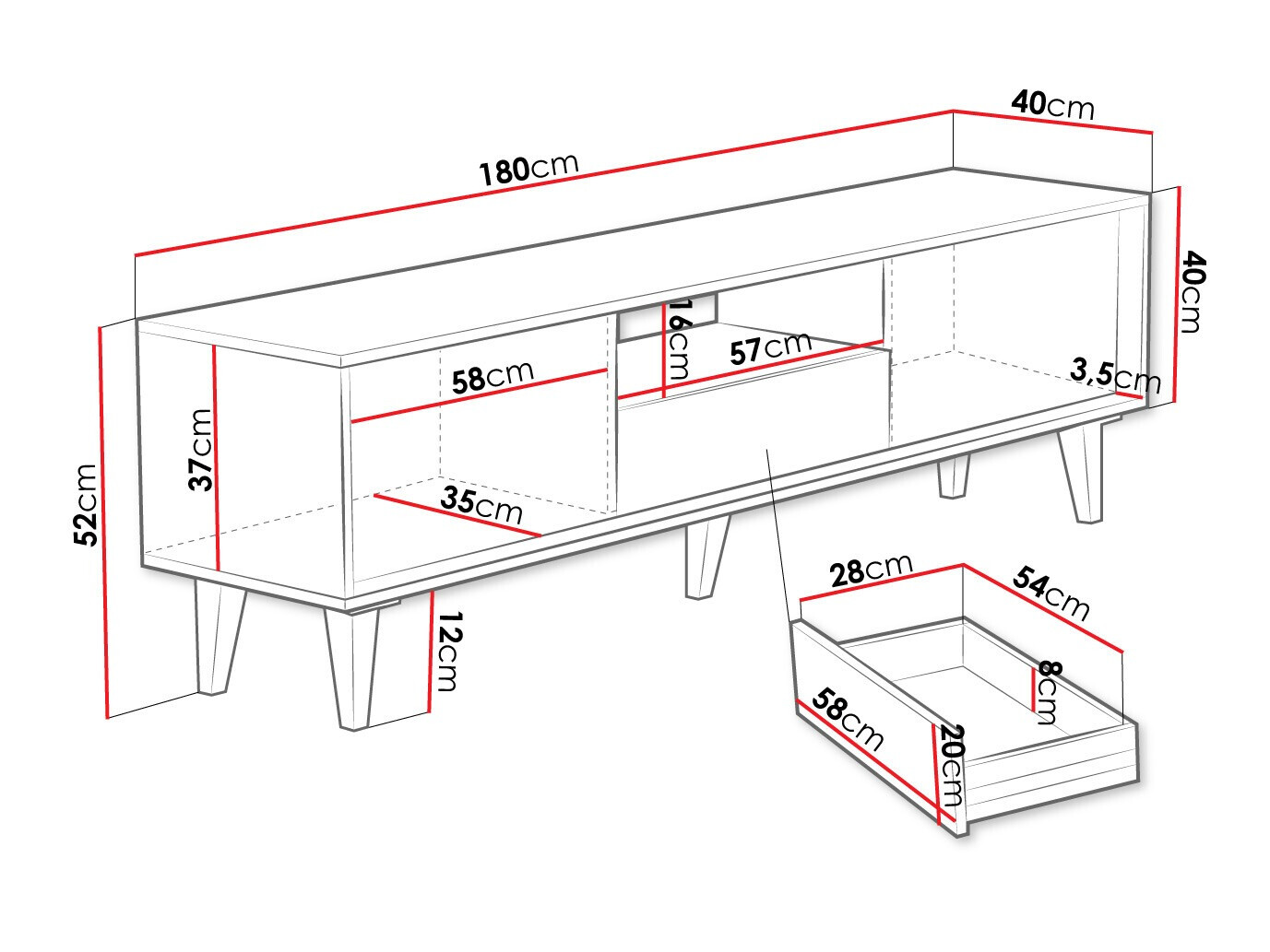 Mueble TV Comfivo Romtori I
