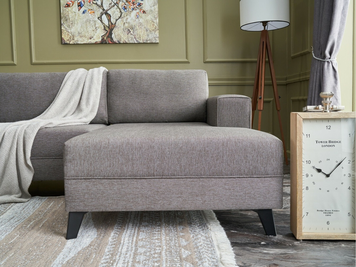 Sofá rinconero Altadena 315 (Gris)