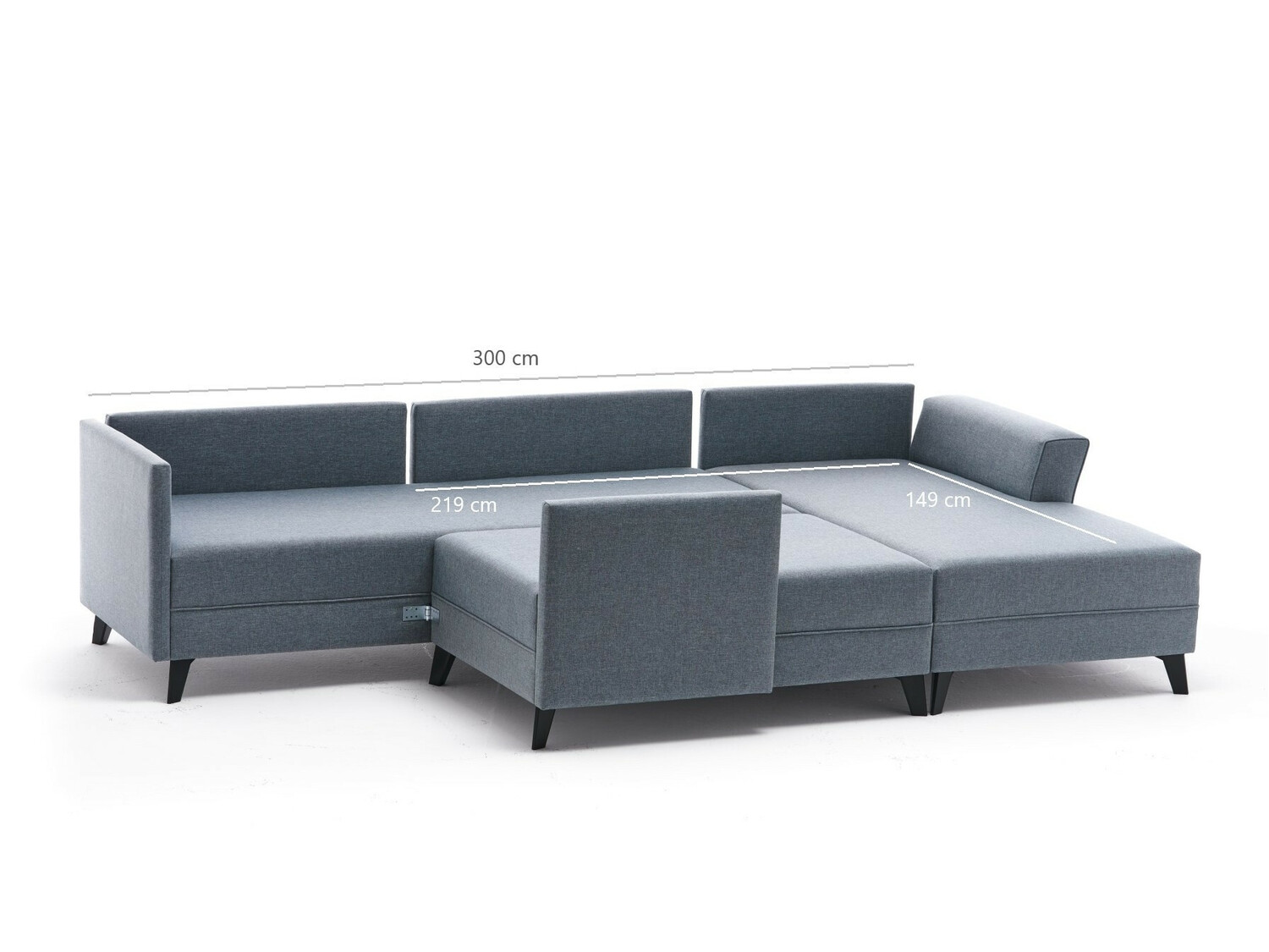 Sofá rinconero Altadena 315 (Gris)