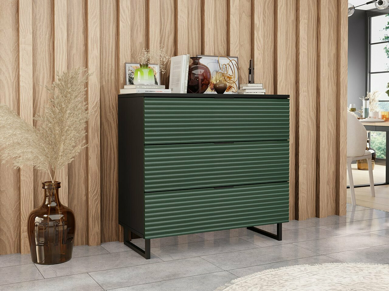 Cómoda Sarasota 177 (Verde + Grafito)