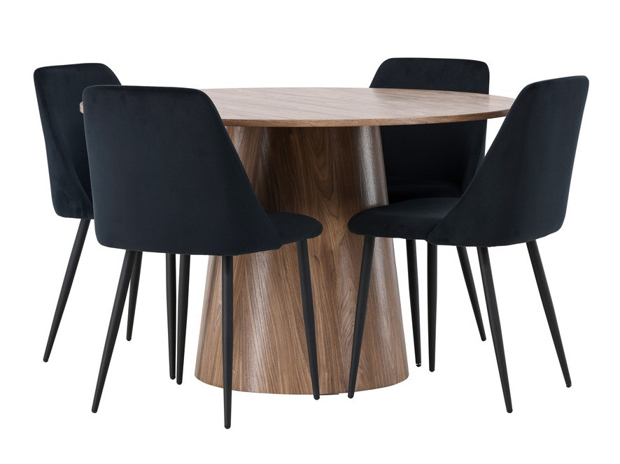 Conjunto de mesas y sillas para comedor Dallas 4248 (Marrón)