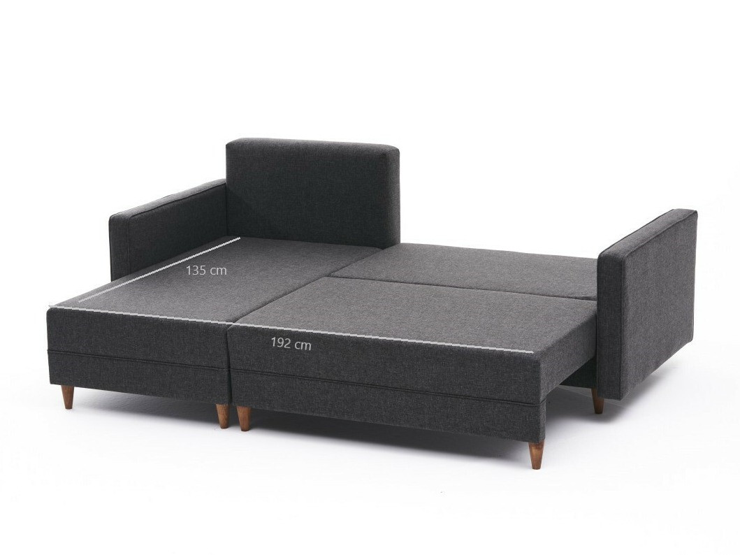 Sofá rinconero Altadena 317 (Antracita)