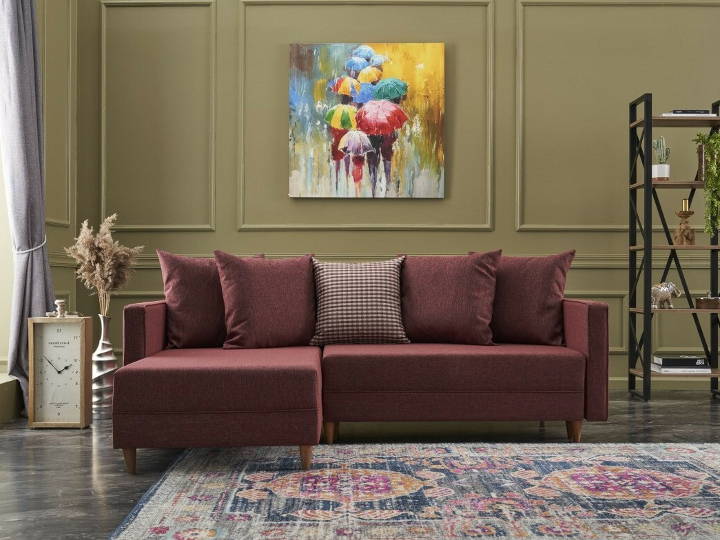 Sofá rinconero Altadena 317 (Burdeos)