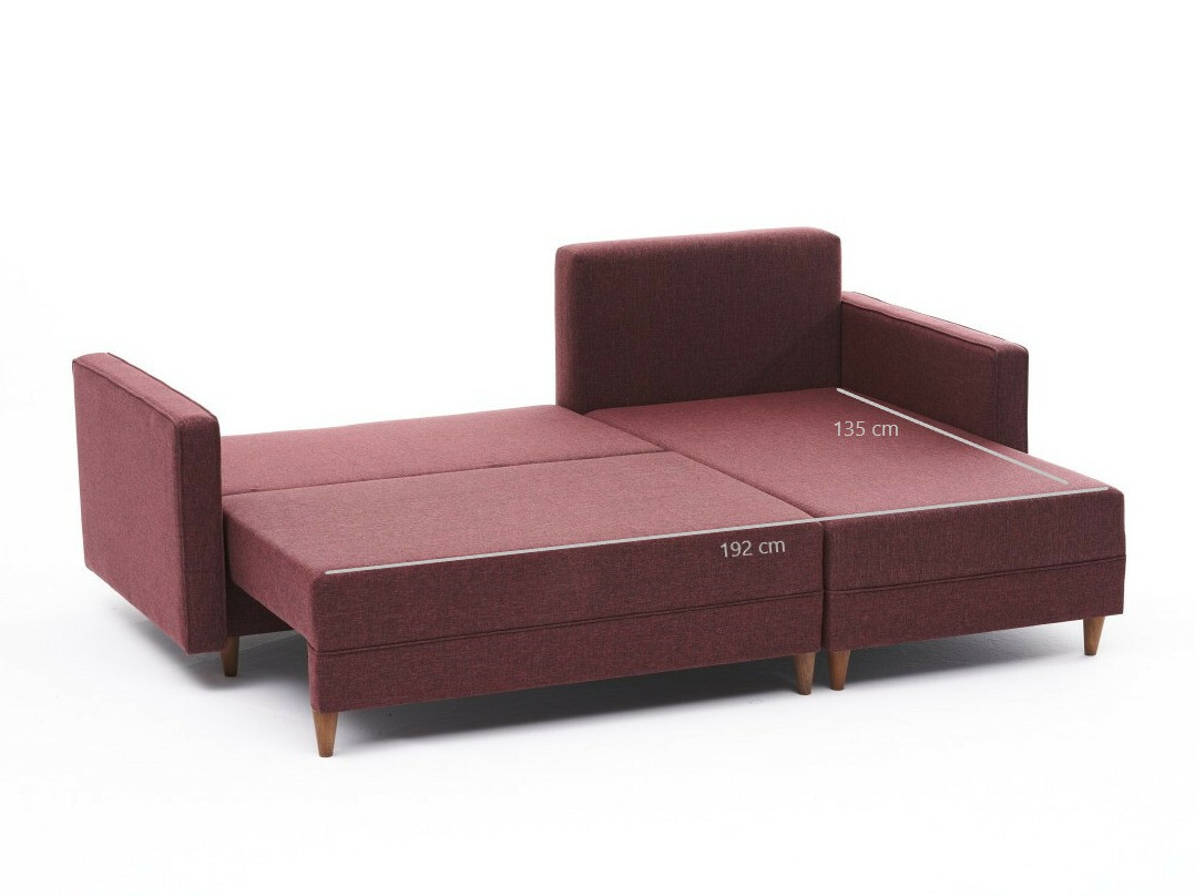 Sofá rinconero Altadena 317 (Burdeos)