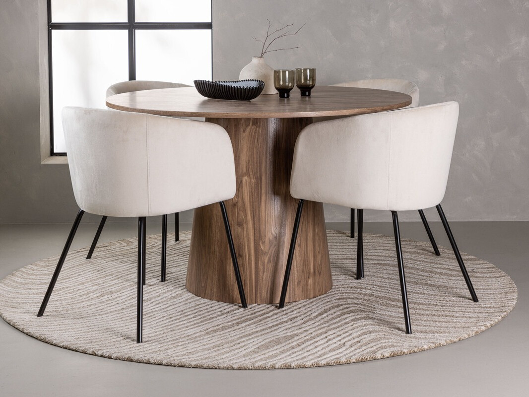 Conjunto de comedor Dallas 4249 (Marrón)