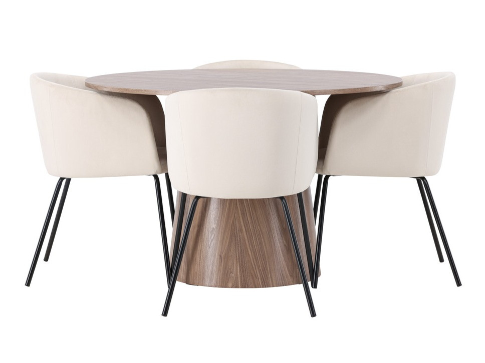 Conjunto de comedor Dallas 4249 (Marrón)