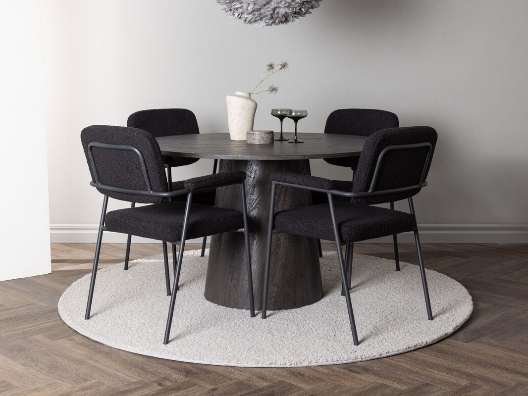 Conjunto de comedor Dallas 4250 (Marrón oscuro)