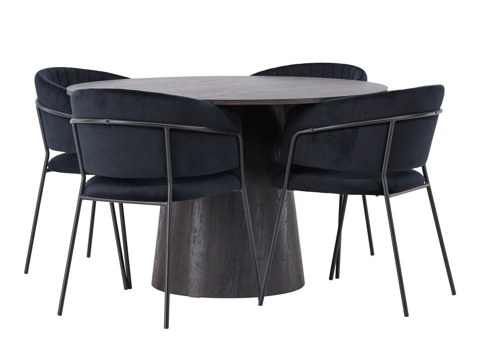 Conjunto de comedor Dallas 4254 (Marrón oscuro)