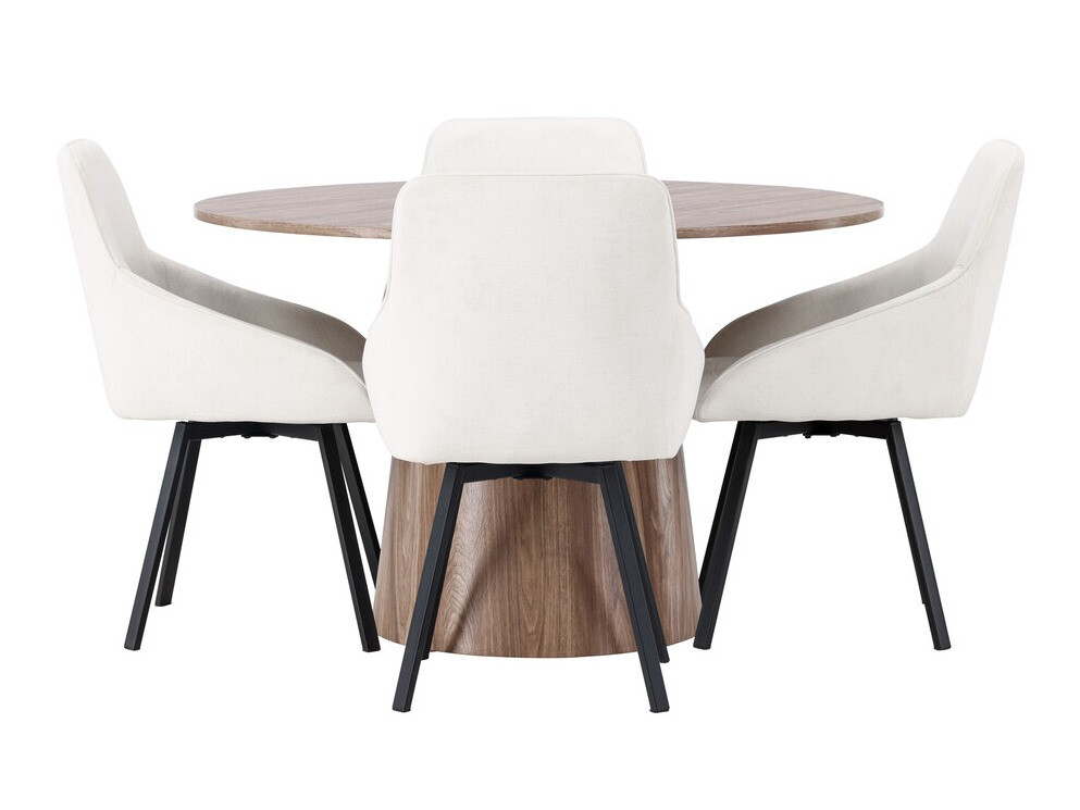 Conjunto de mesas y sillas para comedor Dallas 4251 (Marrón)