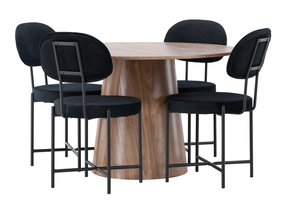 Conjunto de mesas y sillas para comedor Dallas 4252 (Marrón)