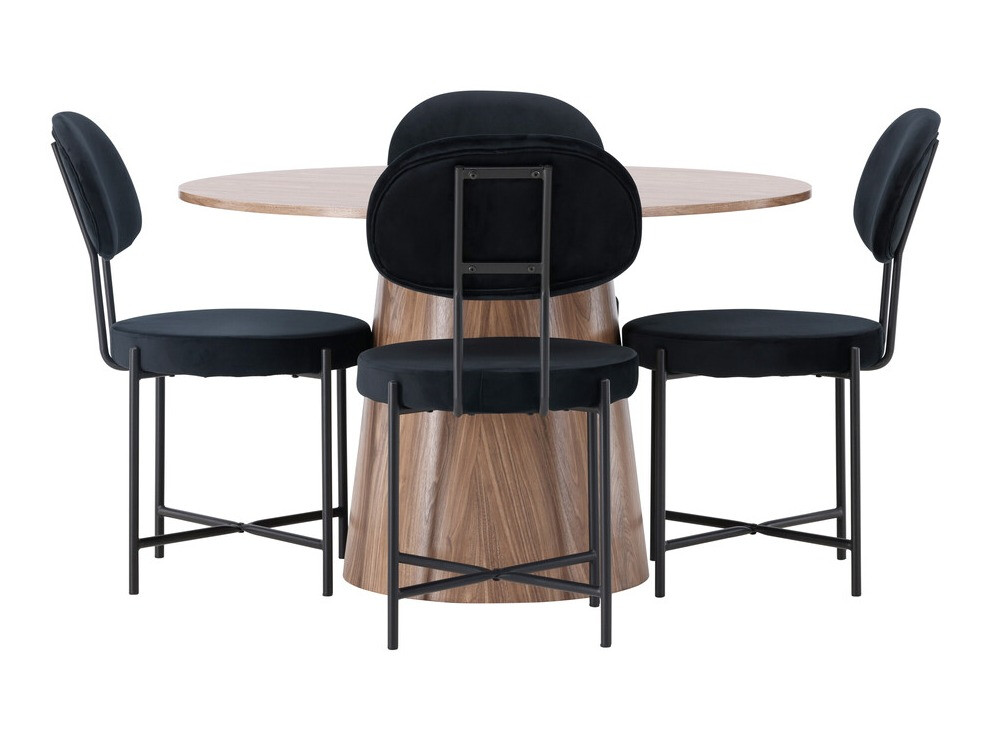 Conjunto de mesas y sillas para comedor Dallas 4252 (Marrón)