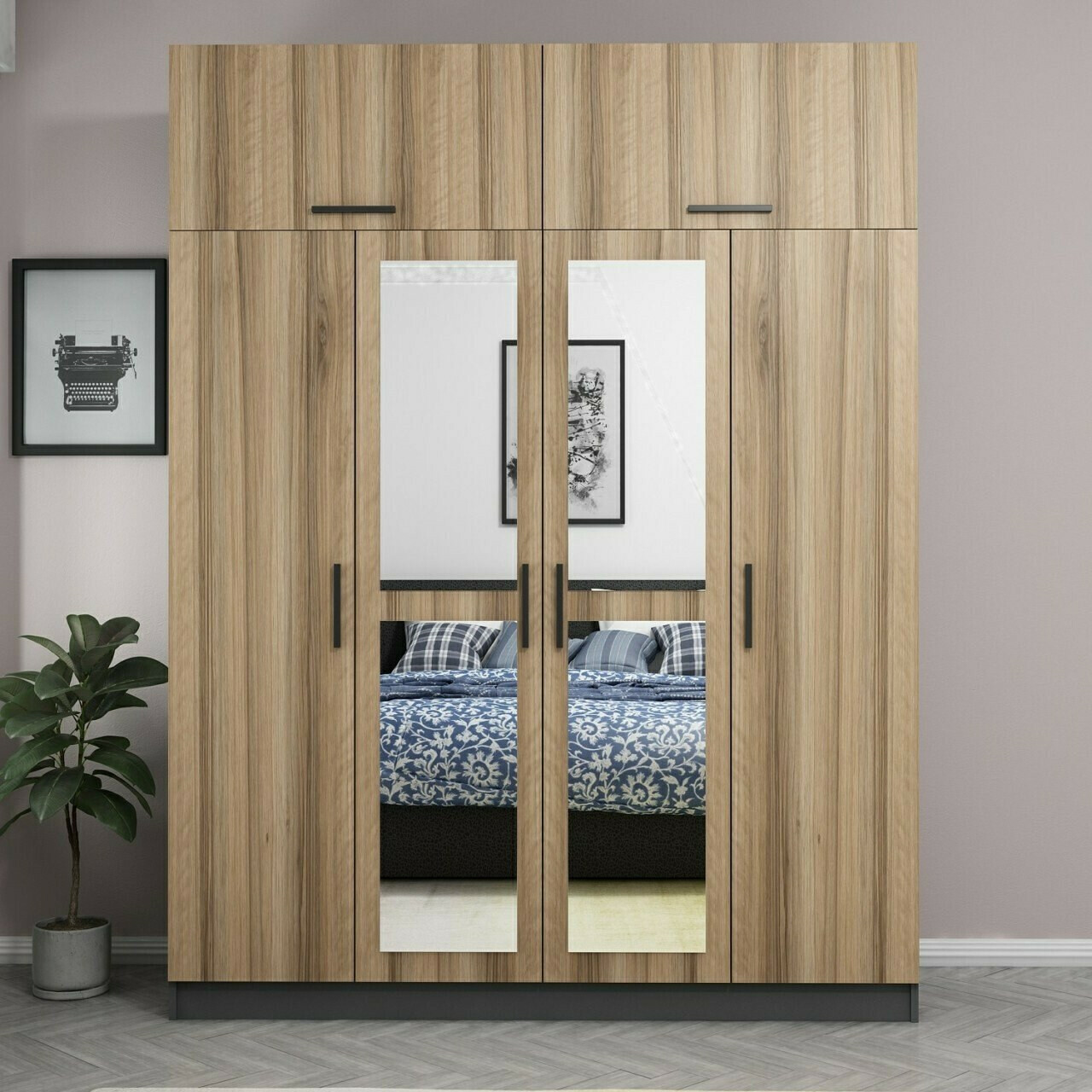 Armario Kailua 1419 (Roble + Antracita)