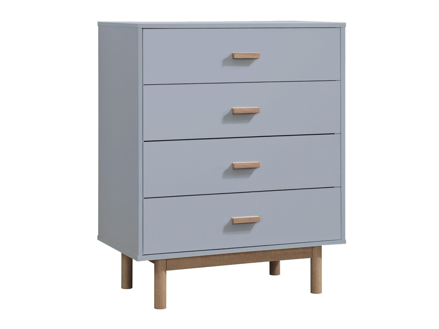 Cómoda Nolcalu 103 (Gris + Roble)