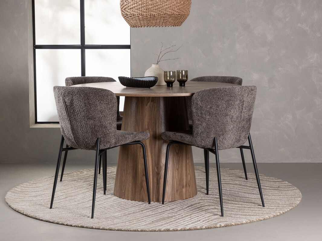 Conjunto de comedor Dallas 4257 (Marrón)
