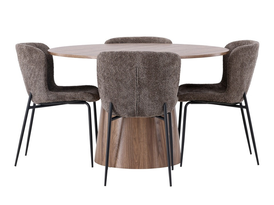 Conjunto de comedor Dallas 4257 (Marrón)