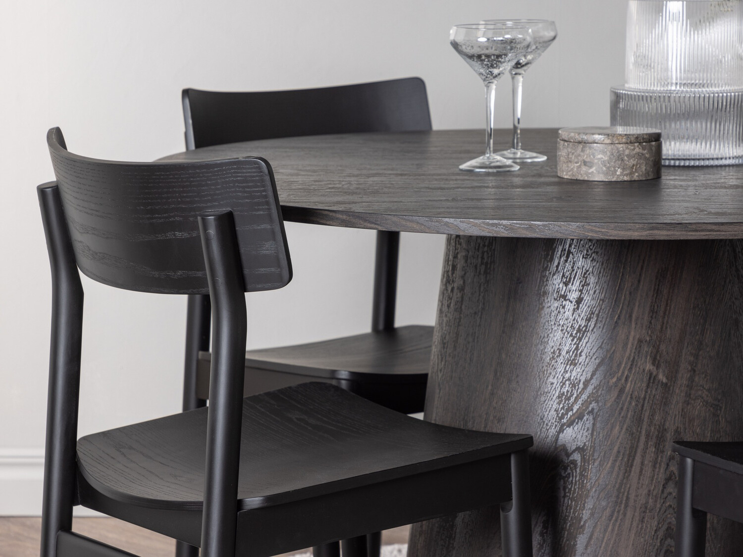 Conjunto de mesas y sillas para comedor Dallas 4256 (Marrón oscuro)