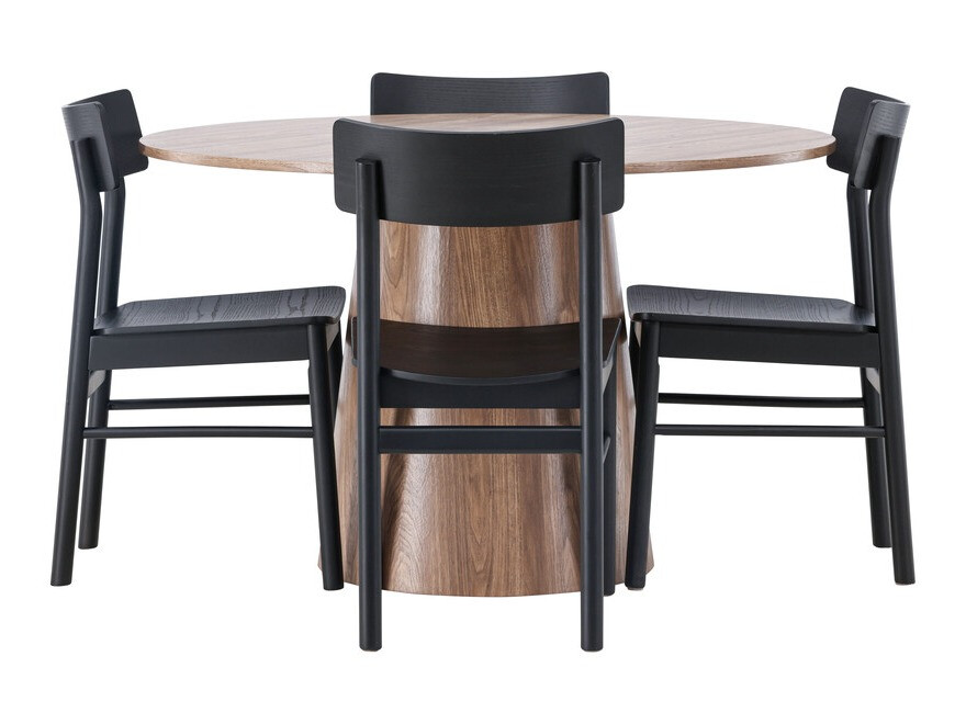 Conjunto de mesas y sillas para comedor Dallas 4256 (Marrón)