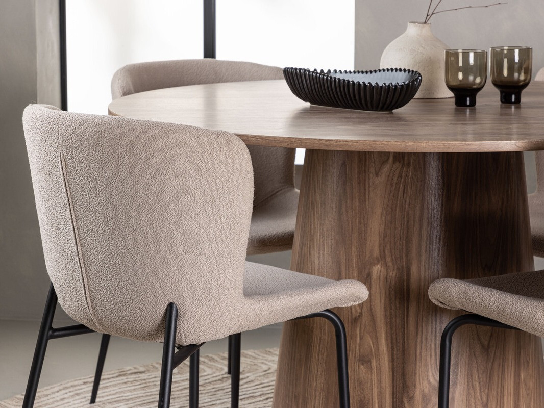 Conjunto de mesas y sillas para comedor Dallas 4257 (Marrón)