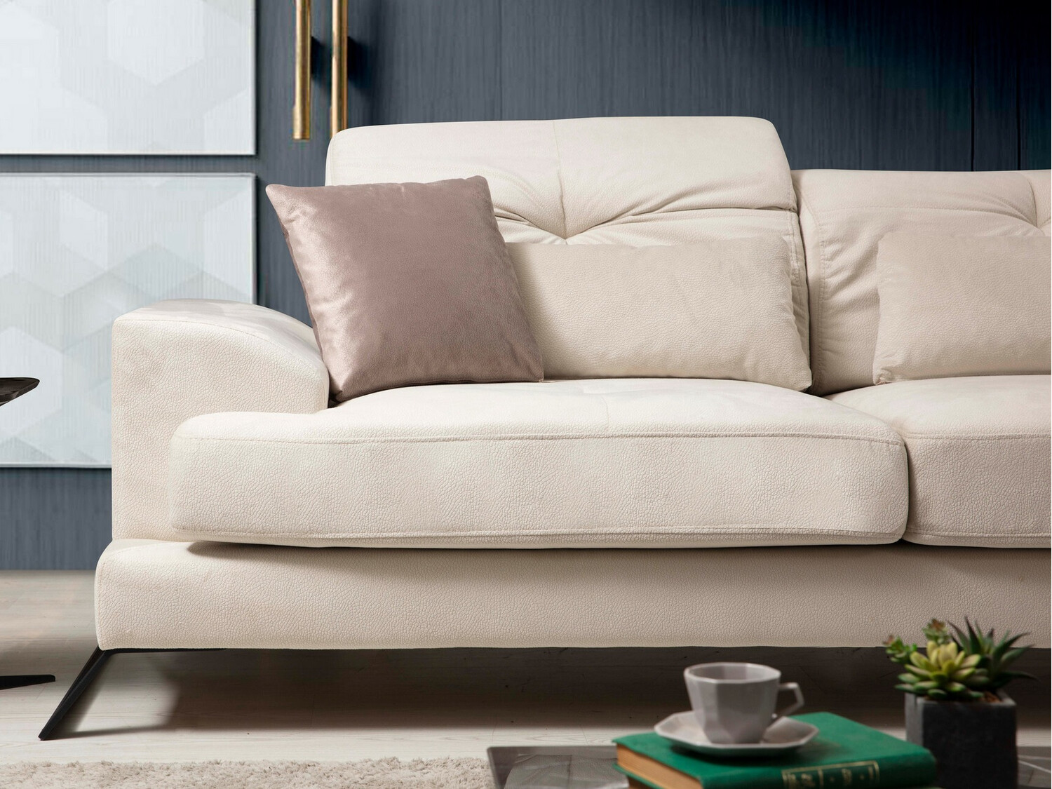 Sofá rinconero Altadena 322 (Crema)